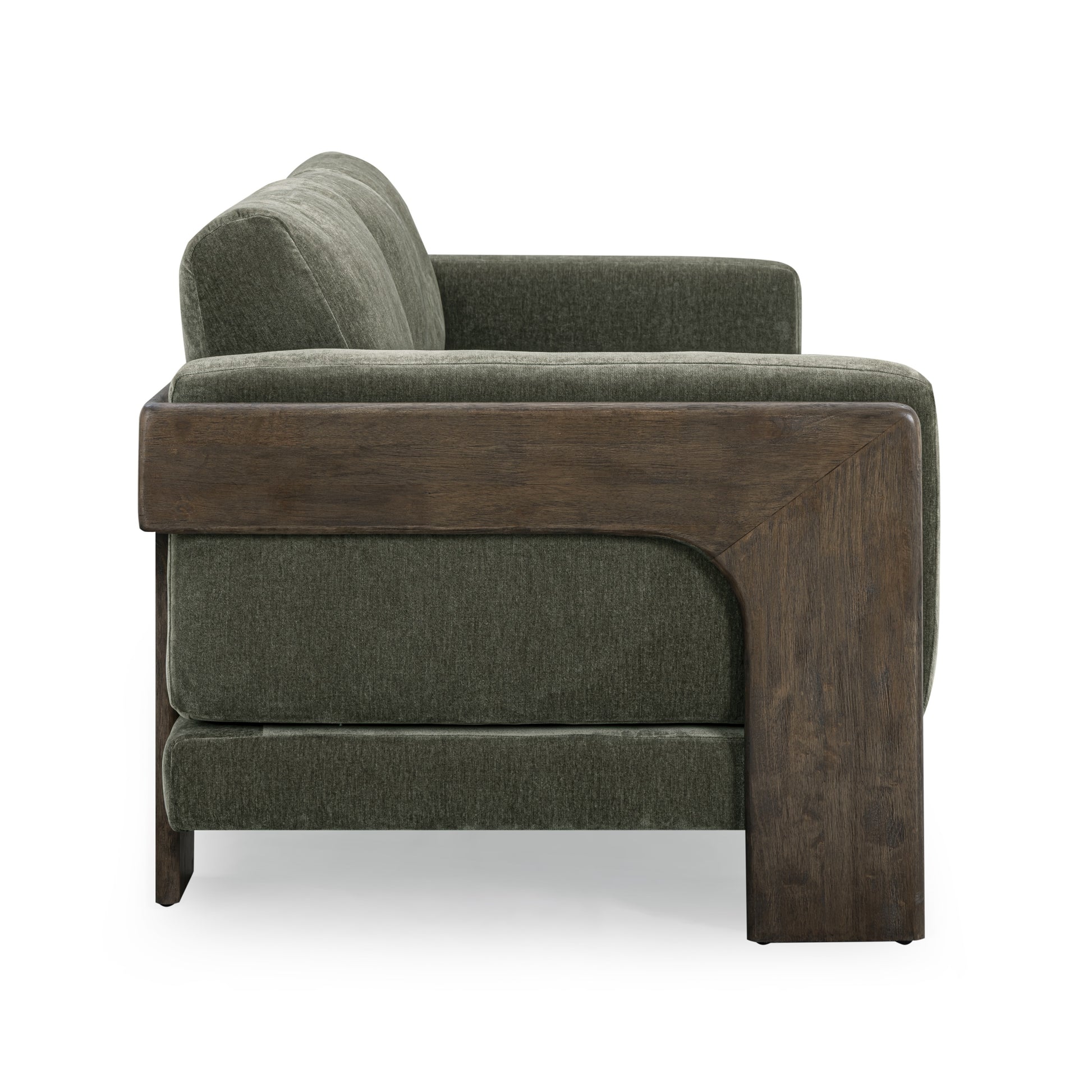 Elyn 91" Sofa - Olive Green - Image 5