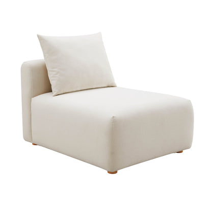 Hangover Modular Armless Chair - Off-White - Image 2
