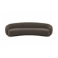 Kendall 120" Java Brown Textured Chenille Sofa - Image 2