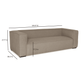 Aurora 90" Sofa - Rosewood - Image 11