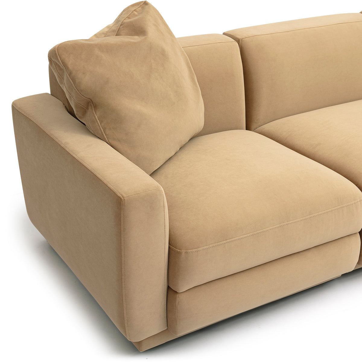 Perry Modular Sofa (96"-124") - Tan / 96" - Image 3