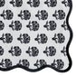 Crissy Cotton Canvas Printed Napkins - Set of 4 - Black Vintage Floral - Image 4