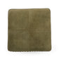 Daphne Square Suede Fringe Ottoman - Olive Green - Image 4