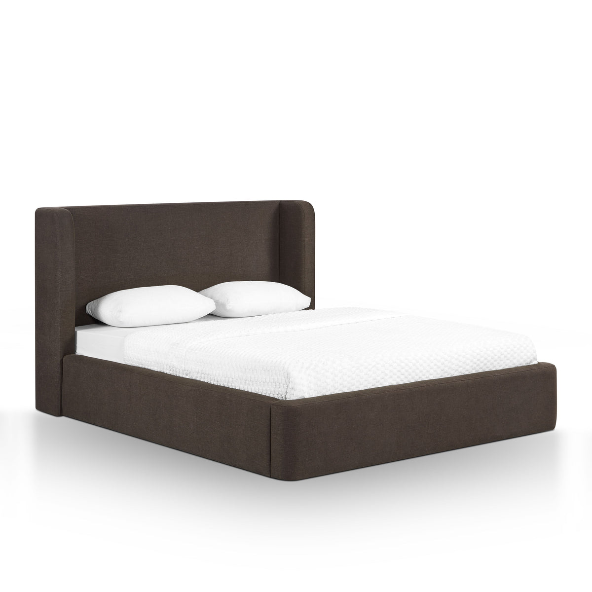 Harmony Performance Chenille Storage Bed - Chocolate Brown / Queen - Image 5
