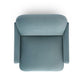 Azalea Performance Velvet Accent Chair - Powder Blue - Image 4