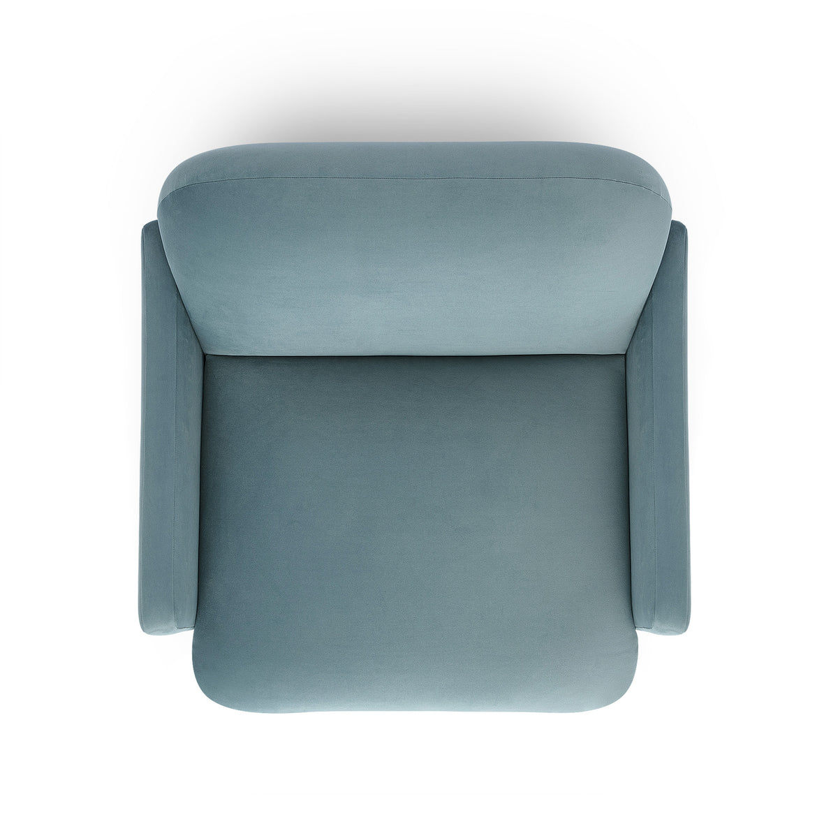 Azalea Performance Velvet Accent Chair - Powder Blue - Image 4