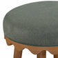 Oodle Green Performance Vegan Mohair Light Walnut Bar Stool - Image 4