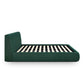 Isla Upholstered Bed - Forest Green / King - Image 4