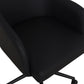 Sydney Performance Vegan Leather Office Desk Chair - Black - Image 3