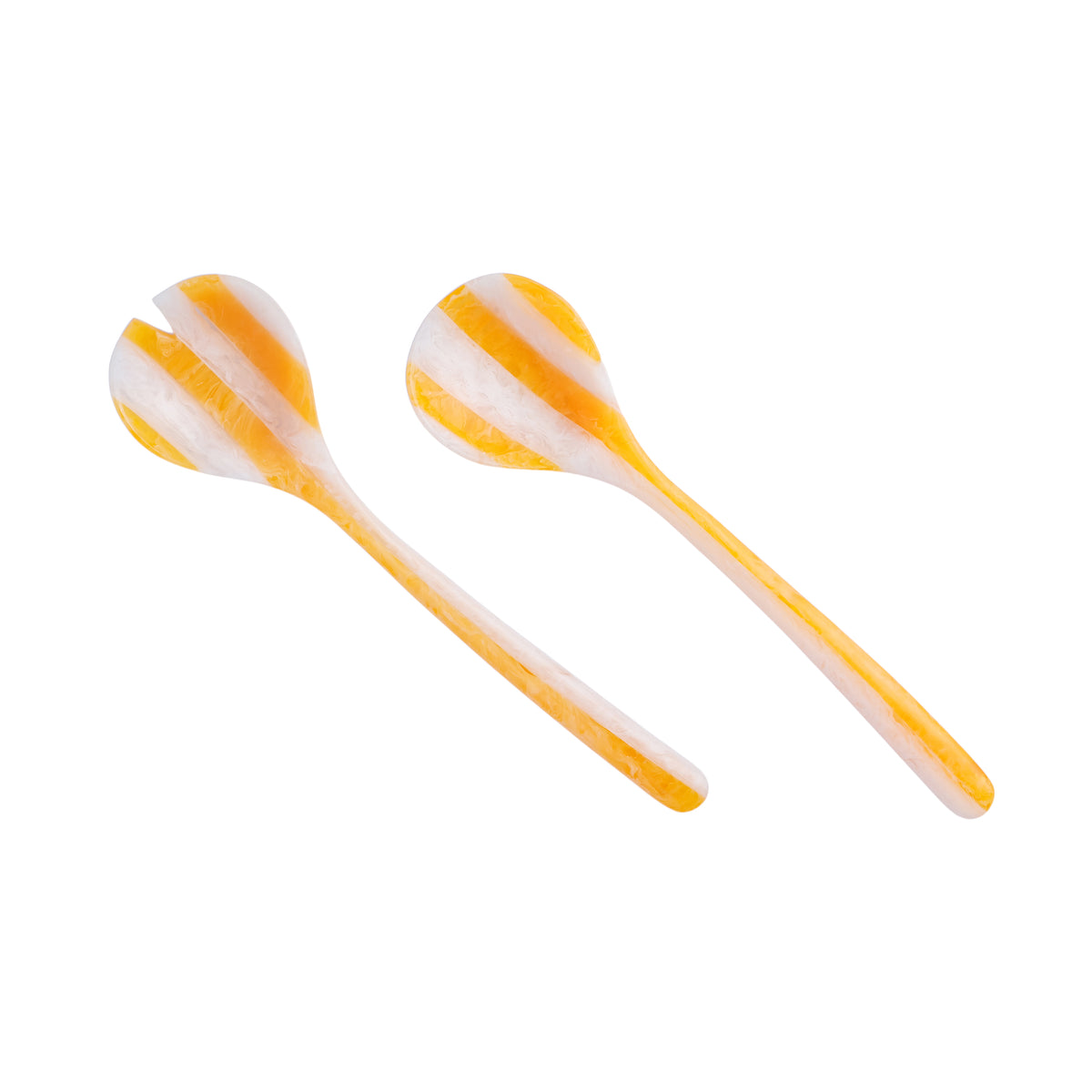 Lolly Striped Resin Salad Serving Spoons - Image 2