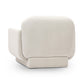 Azalea Performance Velvet Accent Chair - Cream - Image 3