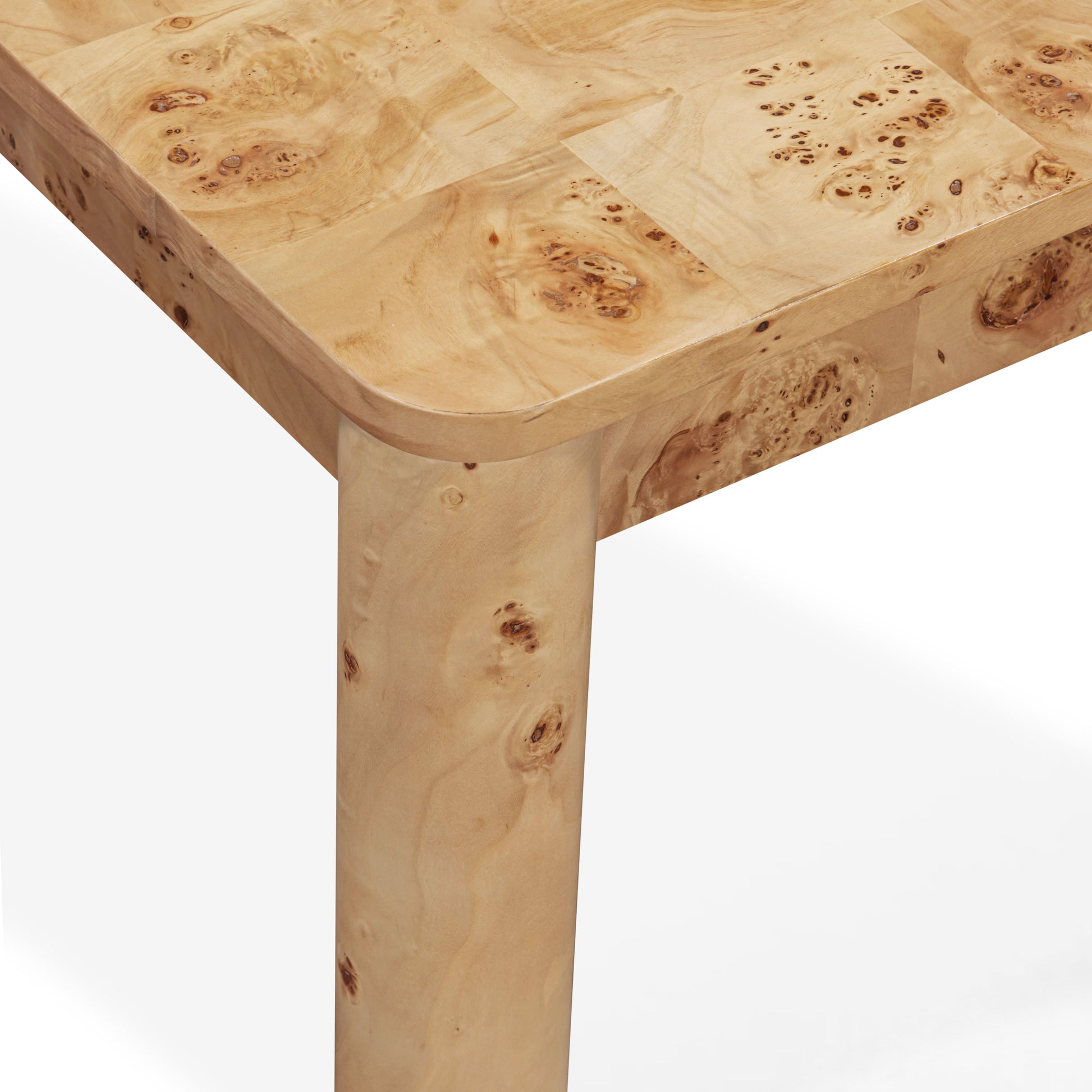 Berri 39" Natural Burl Coffee Table - Image 4
