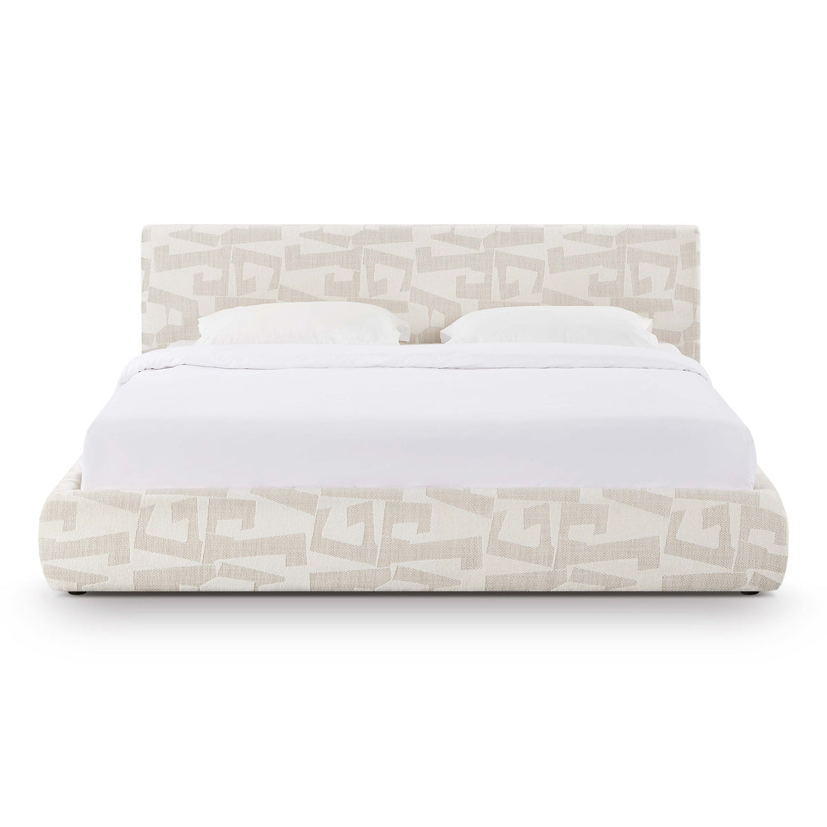 Isla Upholstered Bed - Cream / King - Image 1