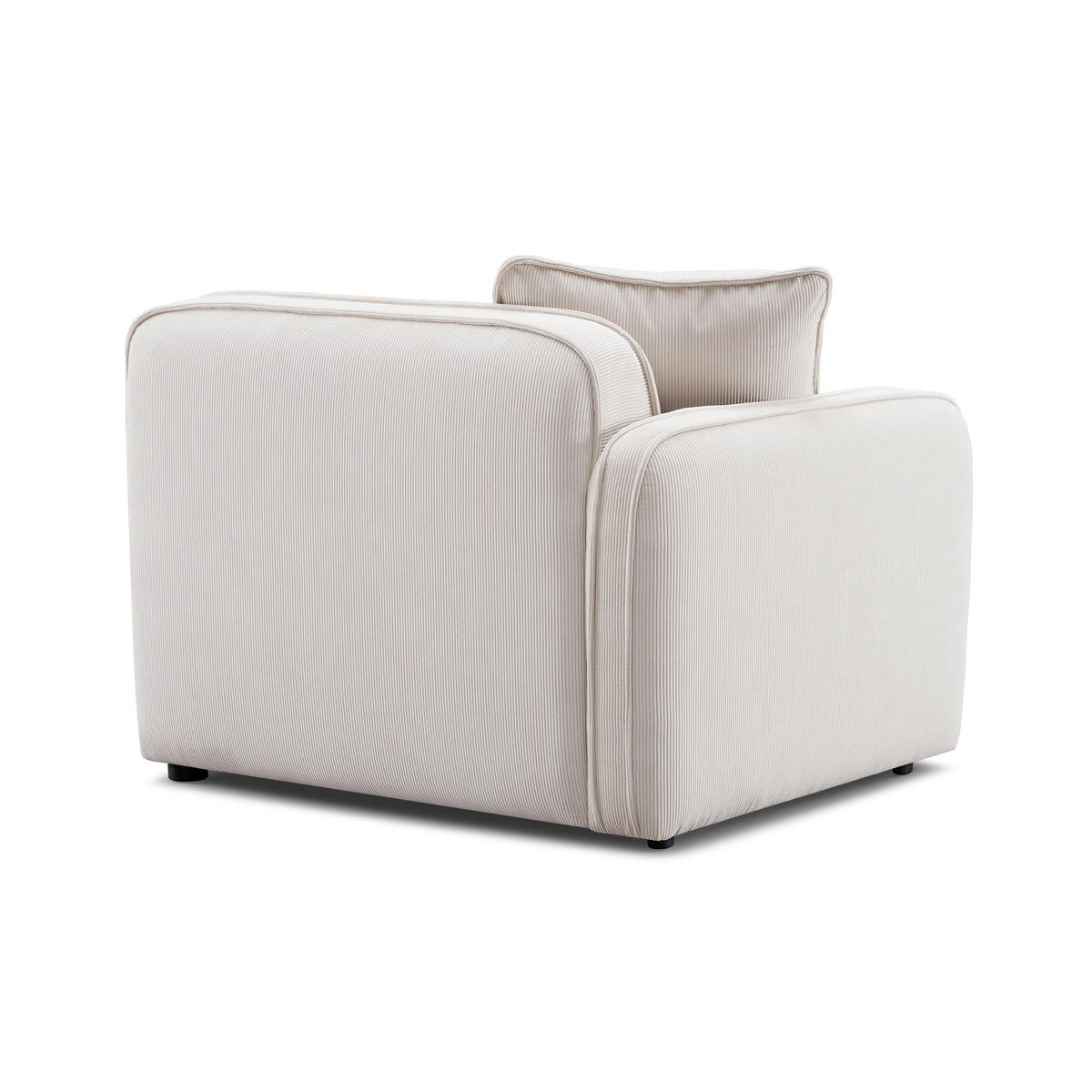 Travie Modular Corner Armchair - White Sand / LAF - Image 3