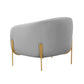 Kandra Accent Chair by Inspire Me! Home Decor - Grey - Image 4
