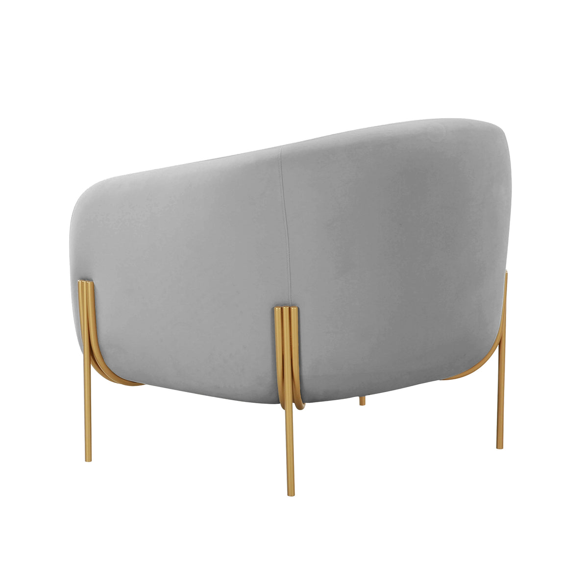 Kandra Accent Chair by Inspire Me! Home Decor - Grey - Image 4