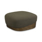 Domina Kale Green Boucle Ottoman - Image 1