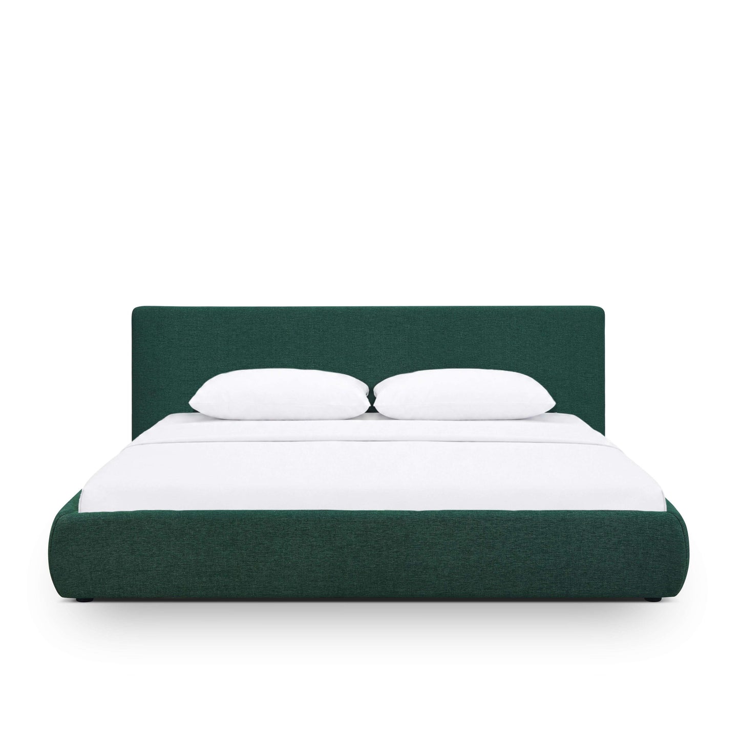 Isla Upholstered Bed - Forest Green / King - Image 1