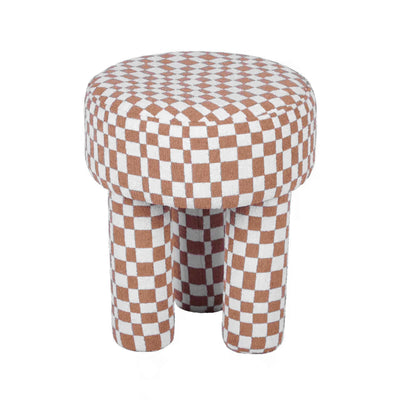 Claire Textured Accent Stool - Image 1