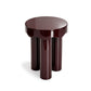Casper High Gloss Nesting Side Table Set - Burgundy - Image 4
