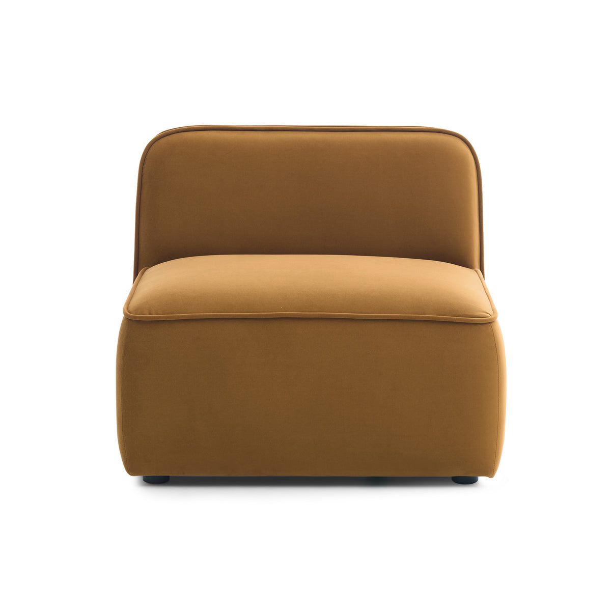Travie Modular Armless Chair - Honey - Image 2