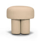 Masha Linen Accent Stool - Yellow Plaid - Image 3