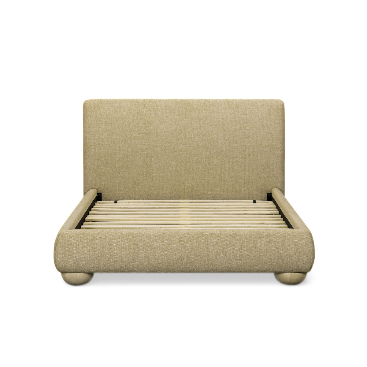 Rayne Textured Fabric Bed - Honey / Queen - Image 6