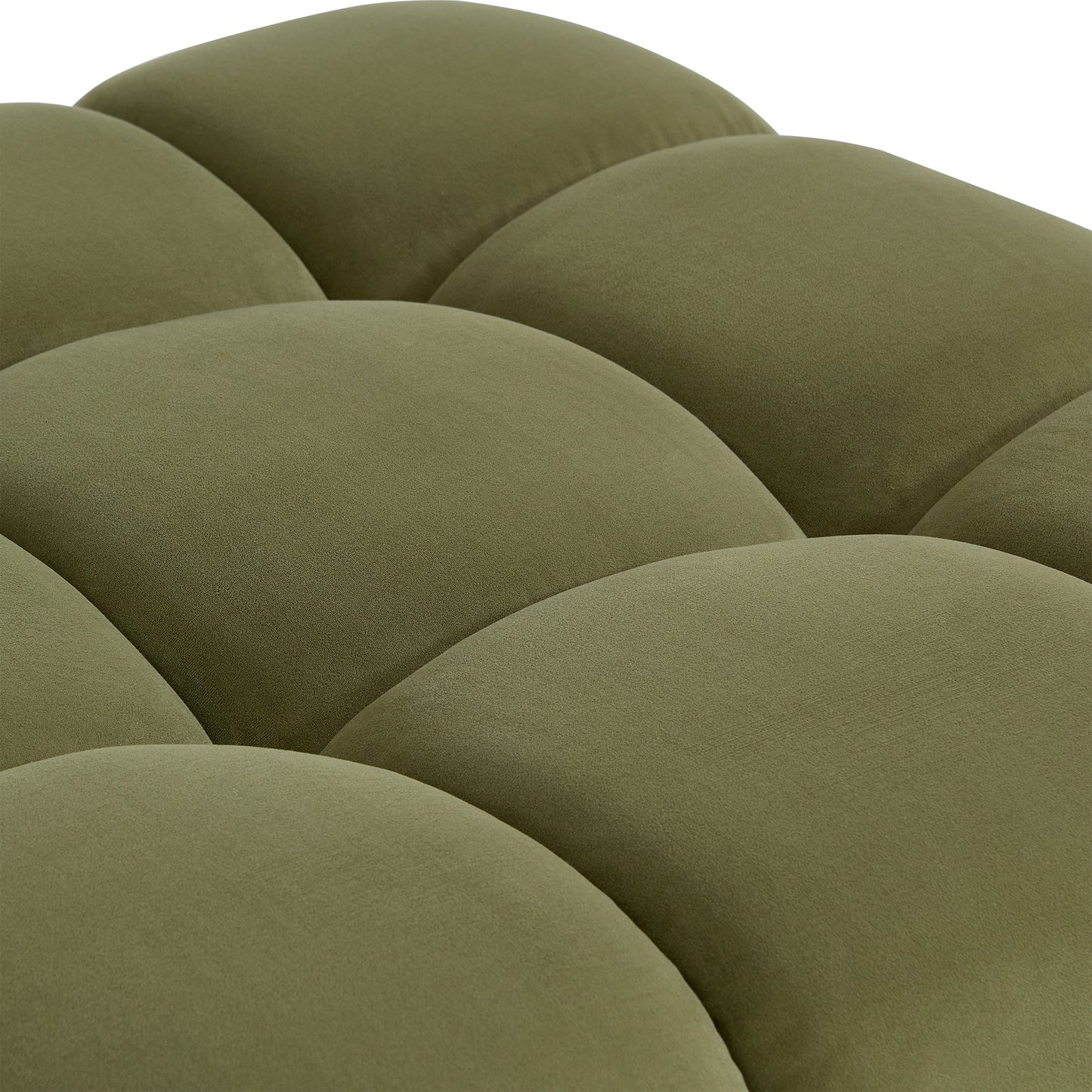Calliope Performance Modular Armless Chair - Olive Green - Image 3