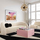 Leonie Faux Shearling Sofa (84"-103") - Beige / 103" - Image 2