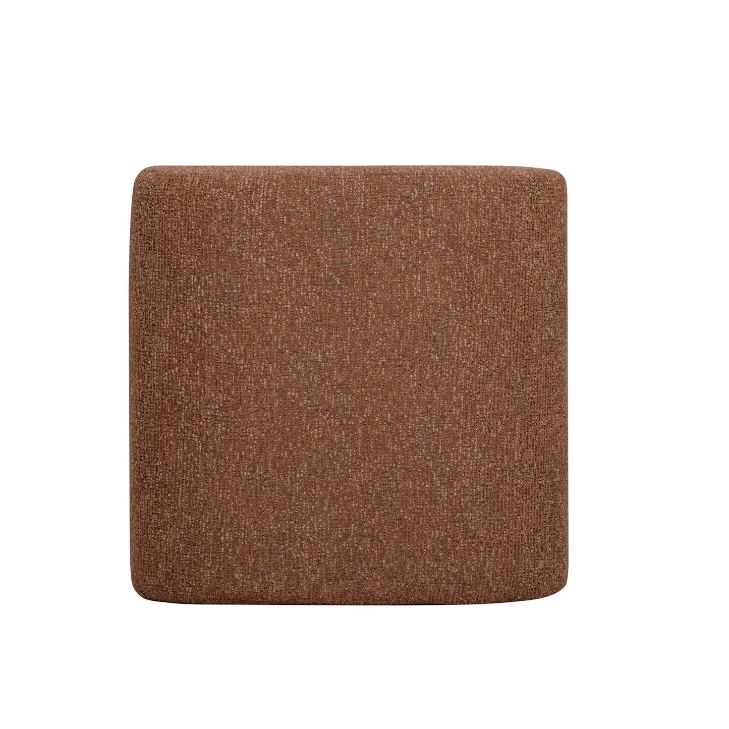 Desi Performance Fabric Ottoman - Red - Image 5