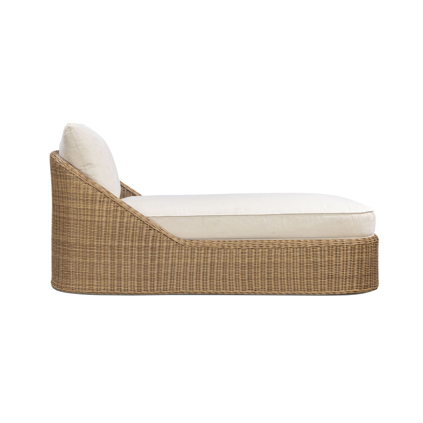 Axel Cream Boucle Outdoor Lounge Chair - Image 3