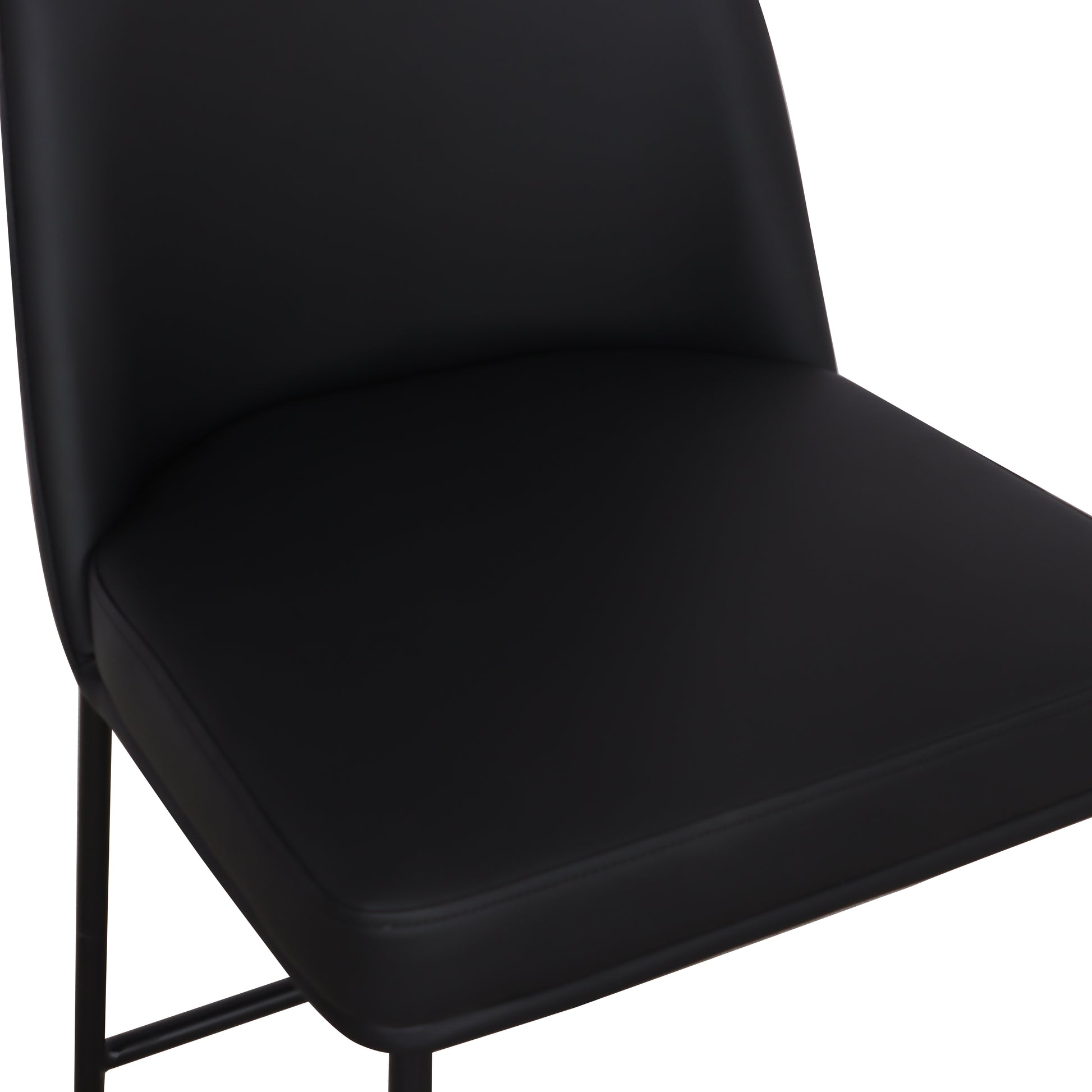 Sydney Performance Vegan Leather Counter Stool - Set of 2 - Black - Image 5
