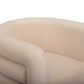 Curves Performance Velvet Swivel Accent Chair - Peach - Image 6