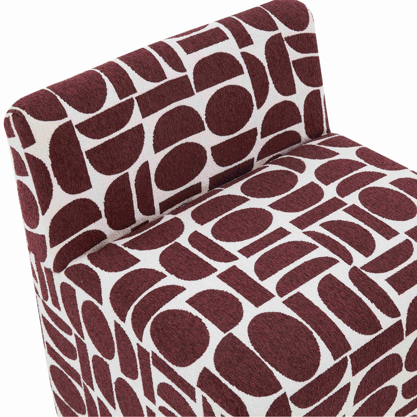 Pippa Accent Stool - Merlot - Image 5