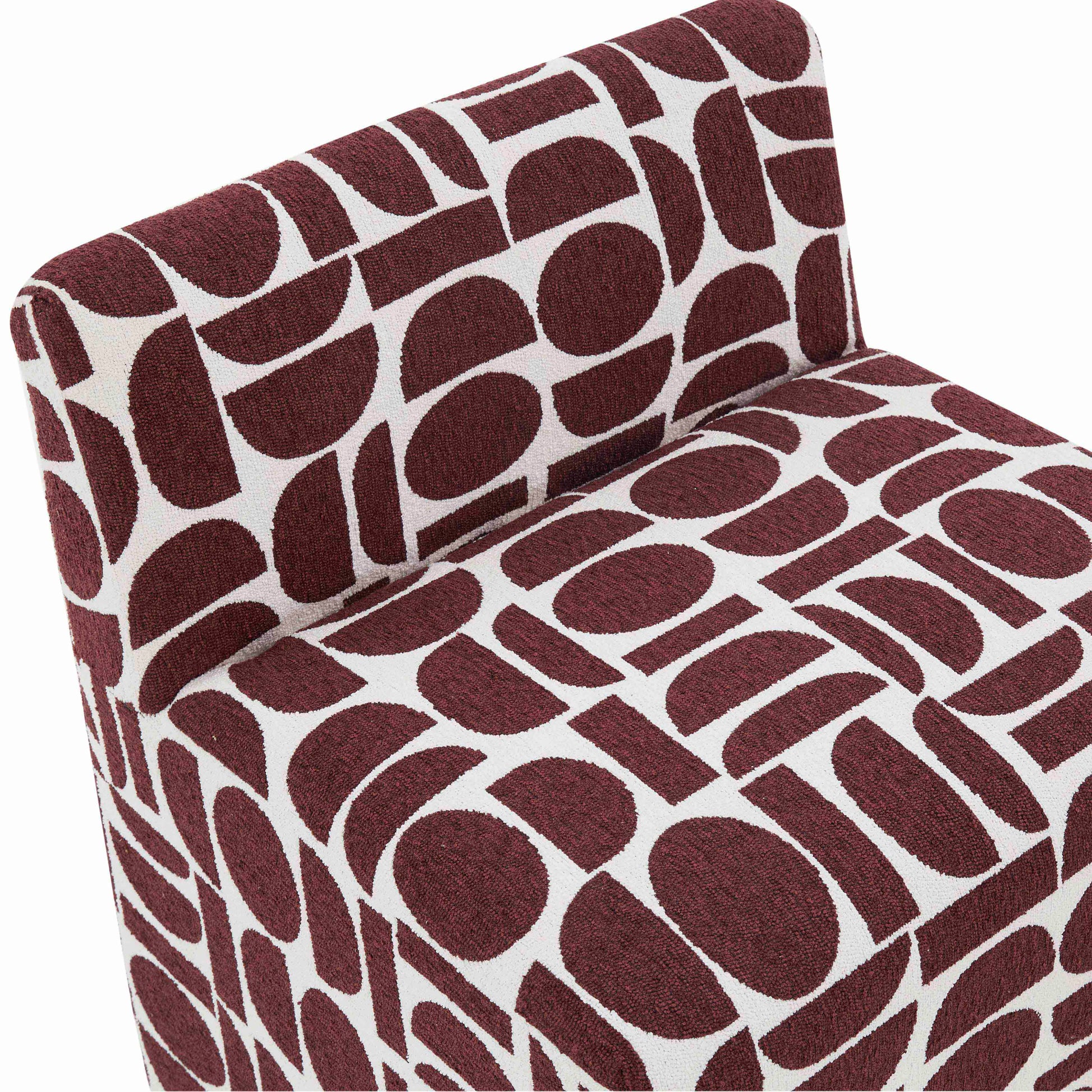 Pippa Accent Stool - Merlot - Image 5