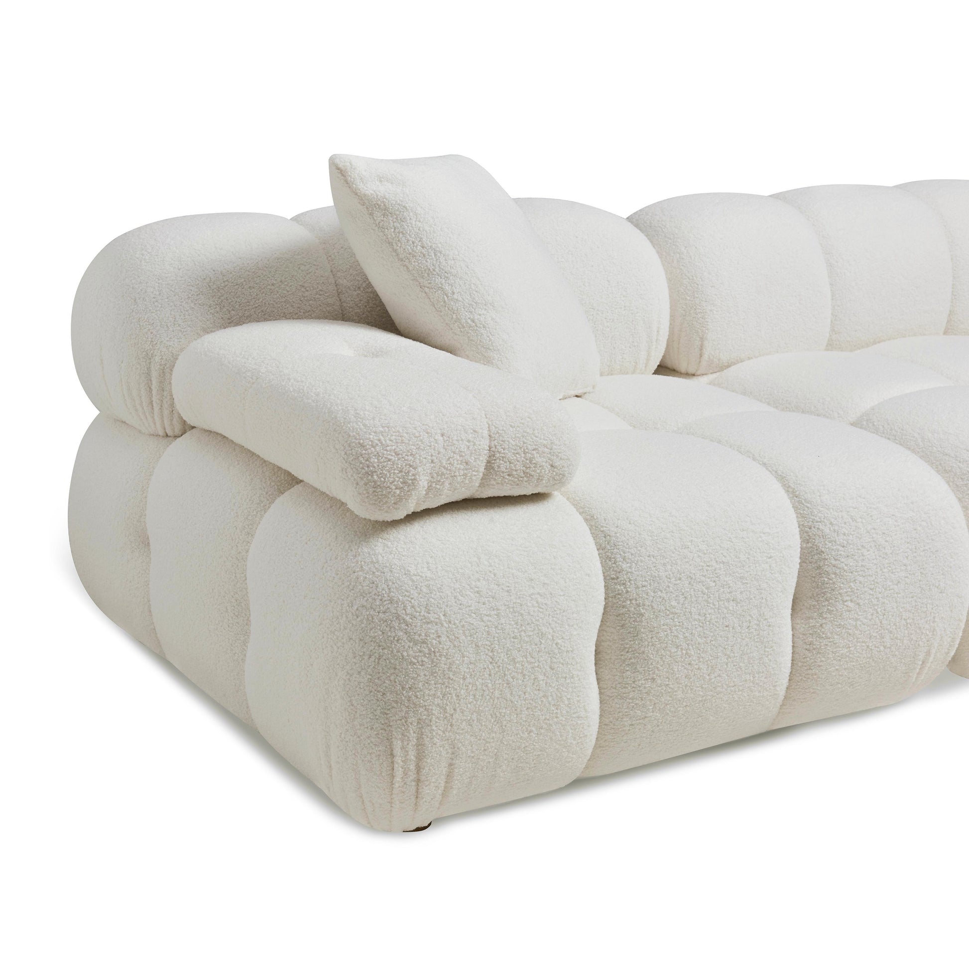 Calliope 4-Piece Performance Modular Sectional - Cream - Image 7