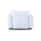 Saint Tropez Stuffed Indoor/Outdoor Armchair - Light Blue - Image 5