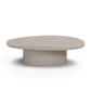 Jade Concrete Indoor/Outdoor Nesting Coffee Table Set - Cream - Image 3