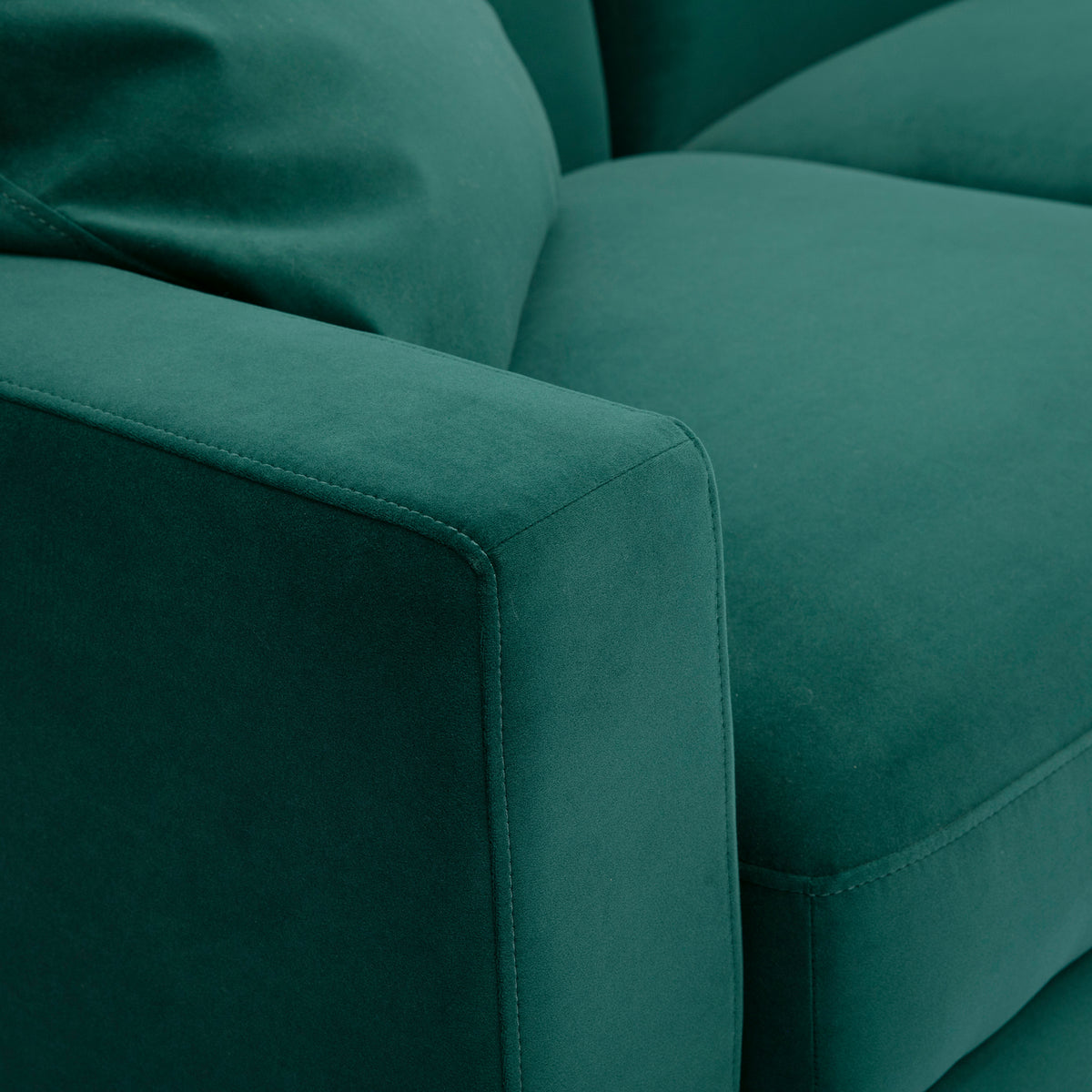 Perry 4-Piece Modular Sectional - Deep Green - Image 3