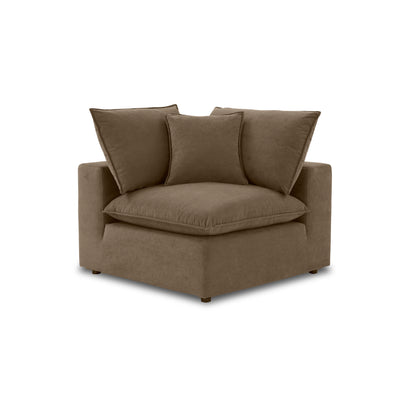 Cali Modular Corner Chair - Chocolate Brown - Image 1