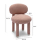 Manu Performance Fabric Side Chair - Pink - Image 6