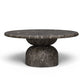 Cynthia 36" Dark Emperador Faux Marble Indoor/Outdoor Coffee Table - Image 1