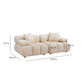 Calliope 79" Modular Loveseat - Off-White - Image 5