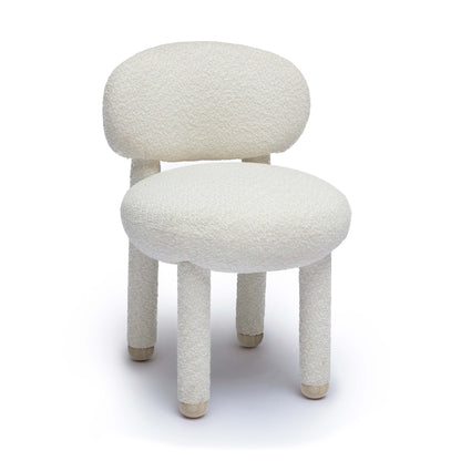 Manu Performance Fabric Side Chair - Off-White - Image 1