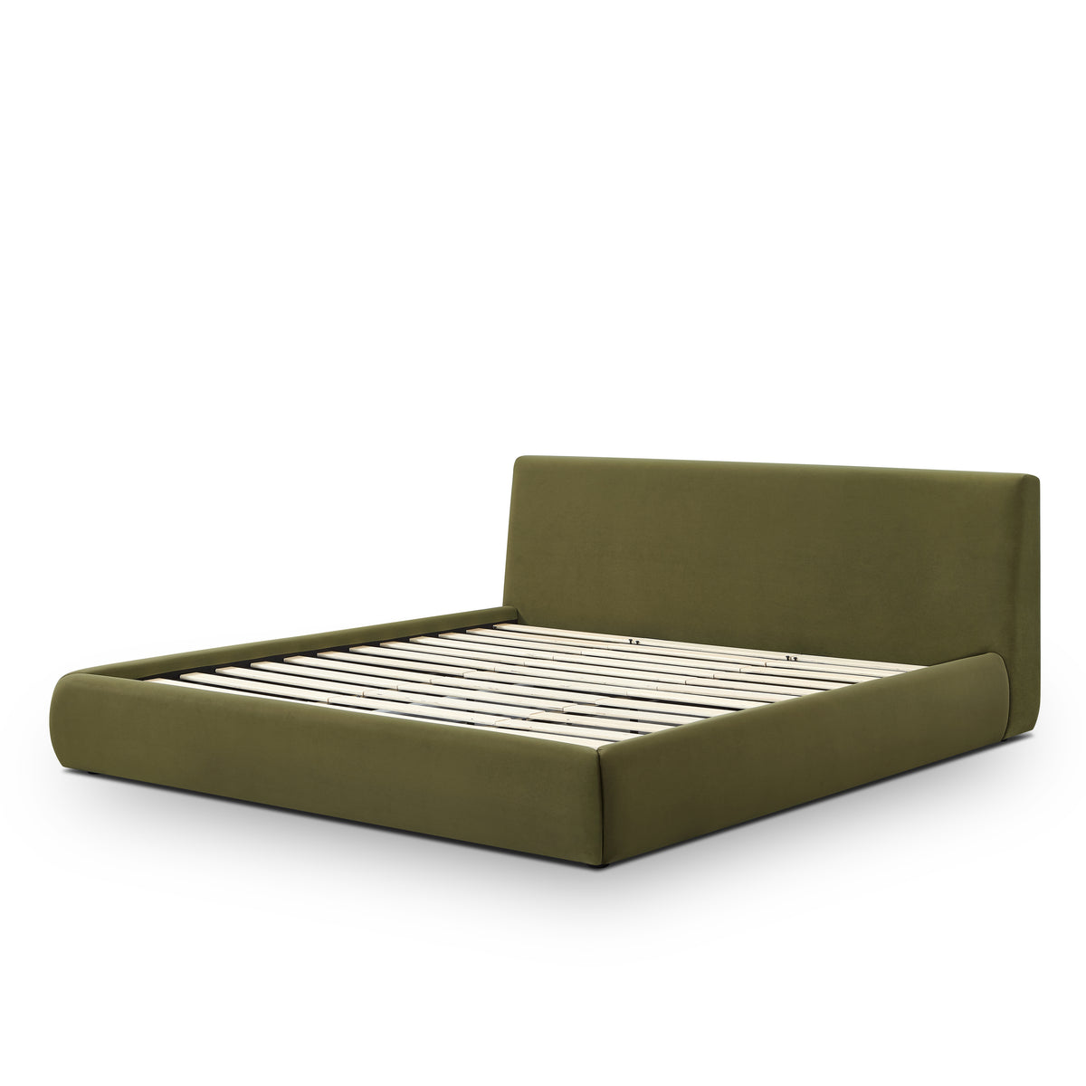 Isla Upholstered Bed - Green / King - Image 5