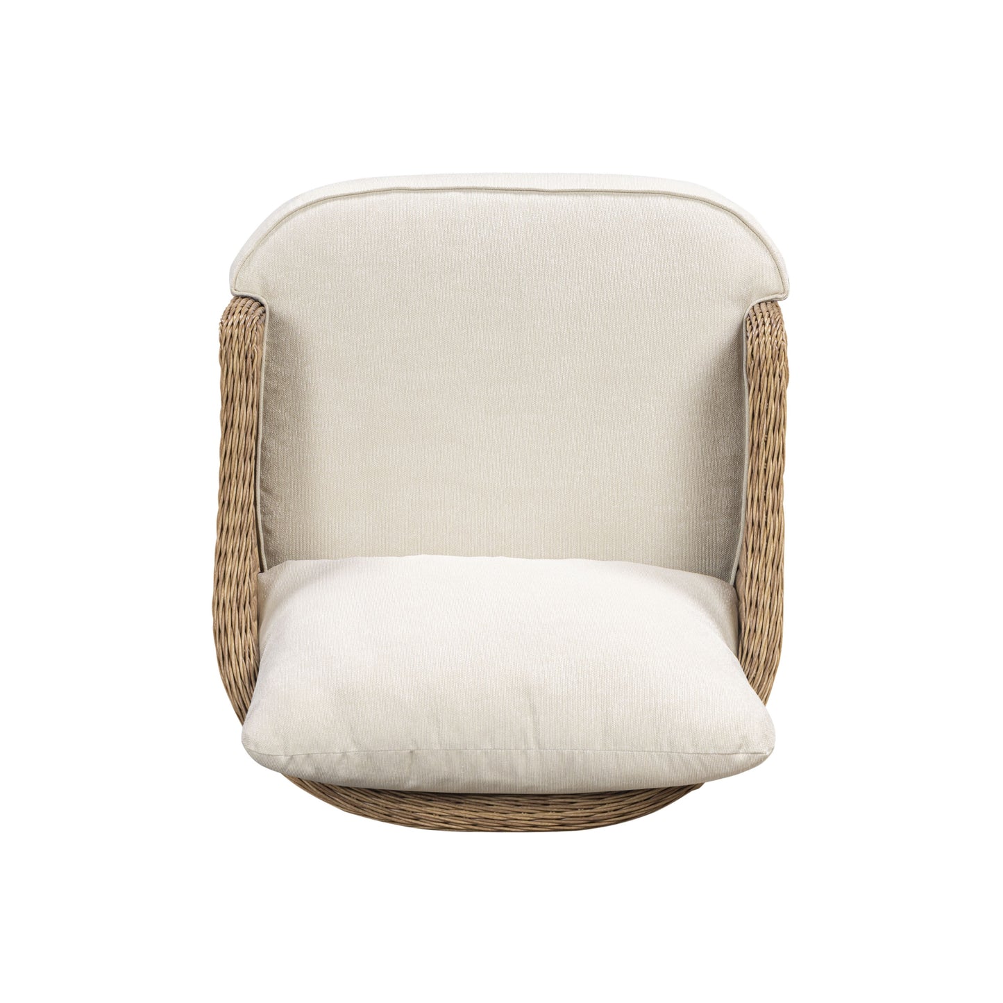 Axel Boucle Outdoor Accent Chair - Cream - Image 6
