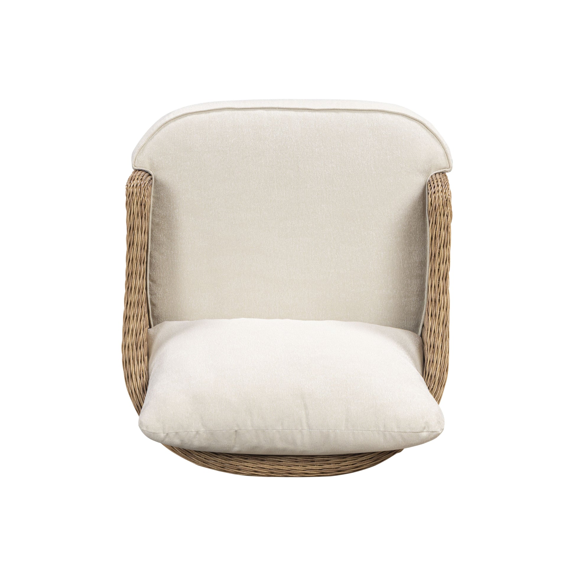 Axel Boucle Outdoor Accent Chair - Cream - Image 6
