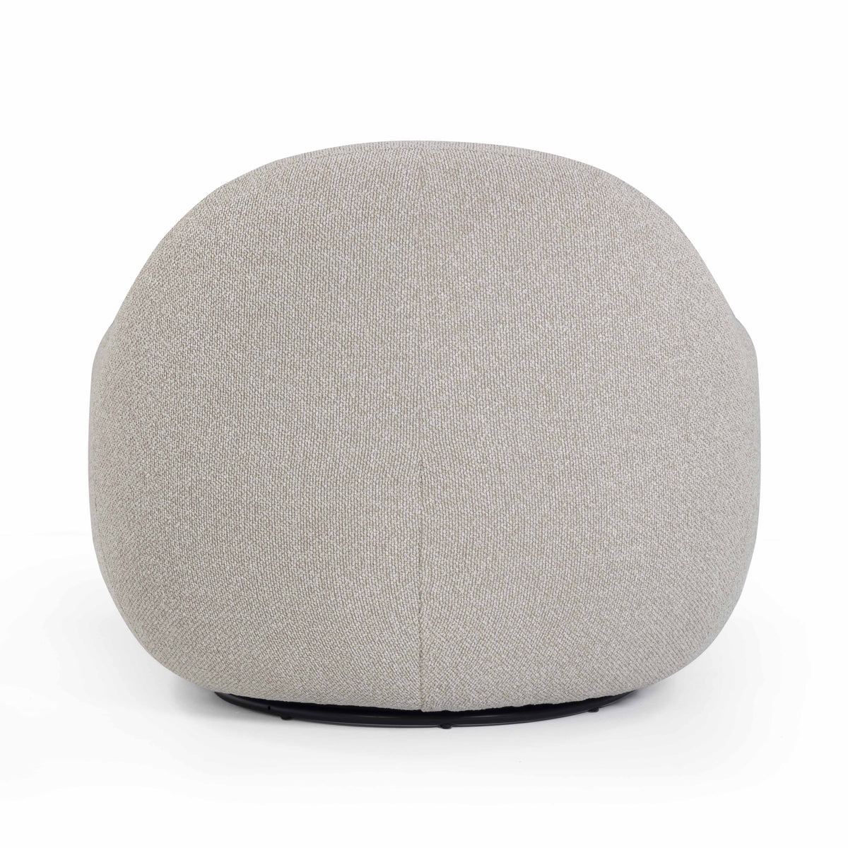 Tiago Swivel Accent Chair - Warm Grey - Image 5