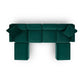 Perry 6-Piece Modular U-Sectional - Deep Green - Image 5