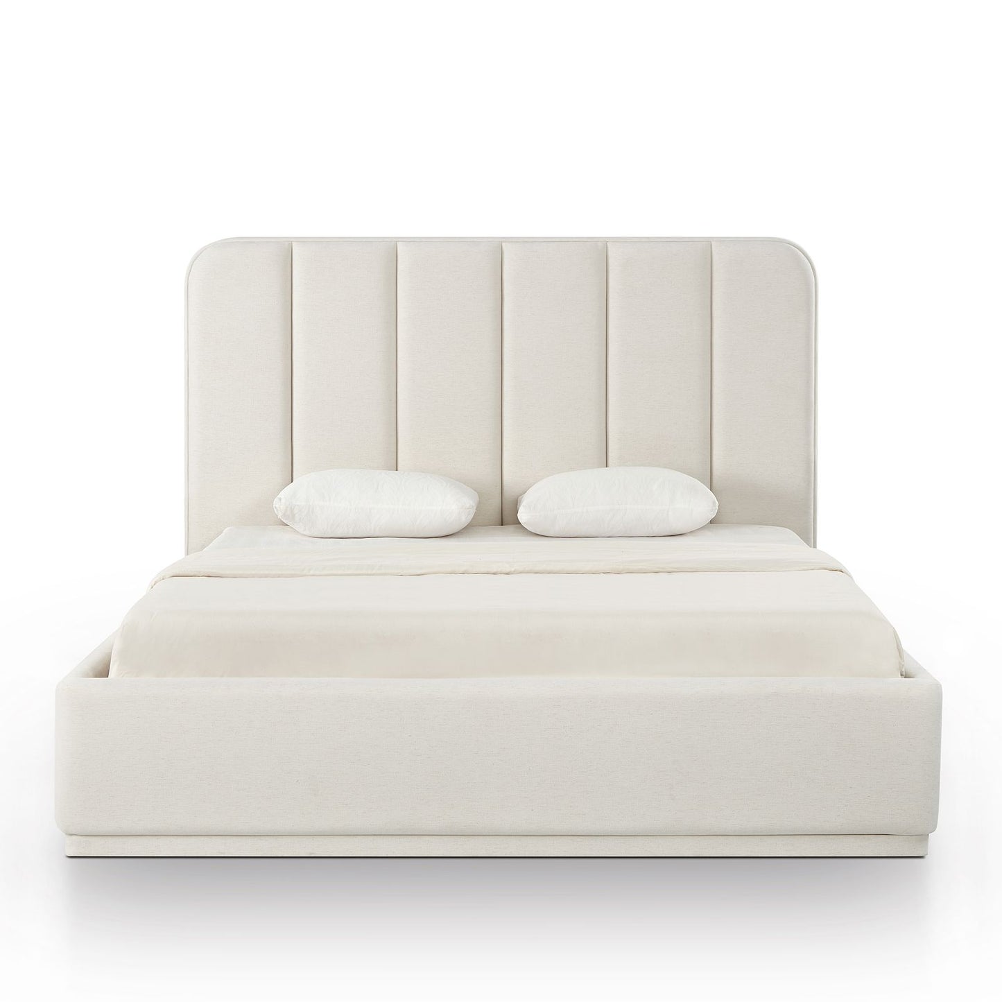 Parker Bed - Cream / King - Image 1